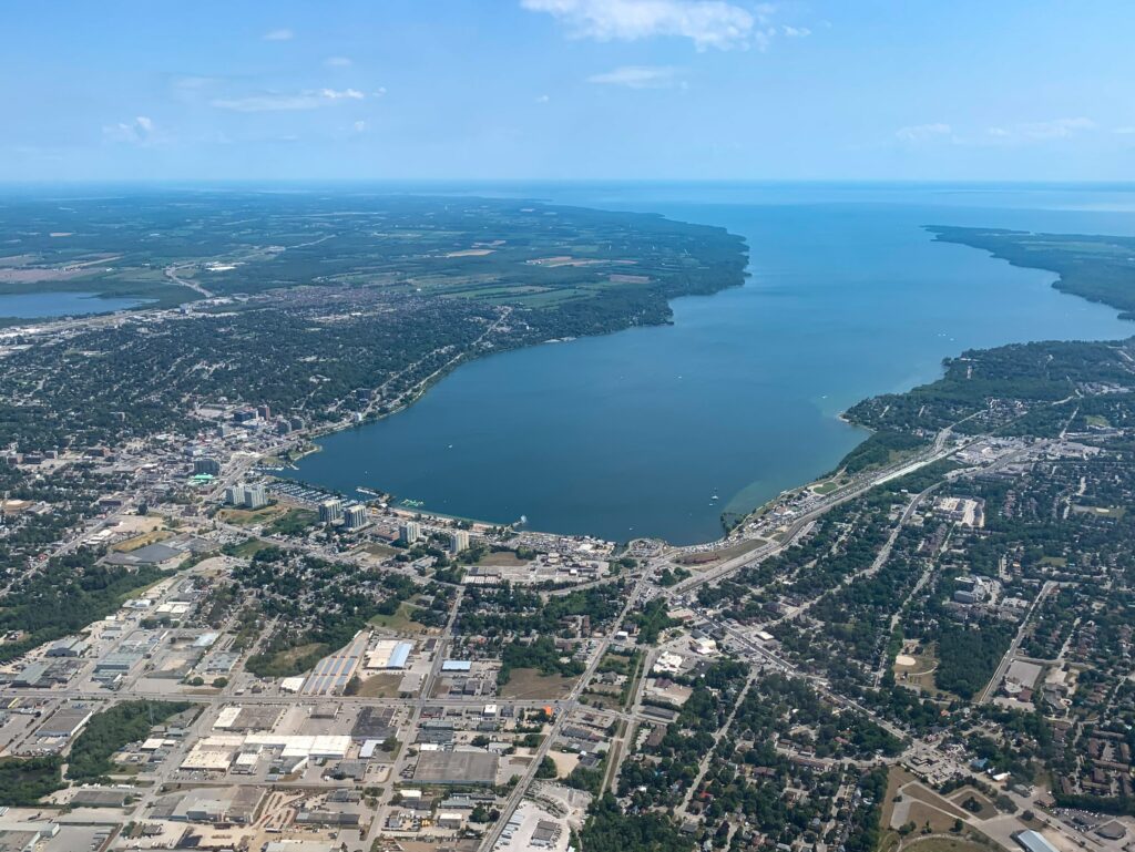 Aerial View of Simcoe